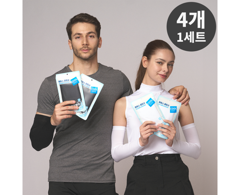 라이프베이스 아이스 쿨토시 UV 99.9% 자외선 차단 팔토시 선물 세트, 혼합, 1개