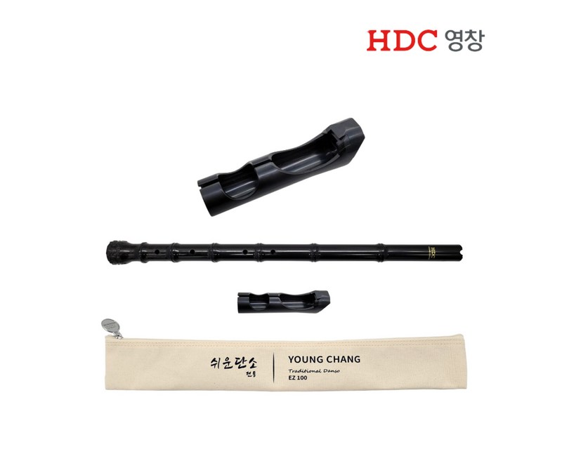 영창 2024년식 이지단소 EZ-100 불기쉬운 보조기구포함 리코더타입단소 초등학생 교육용