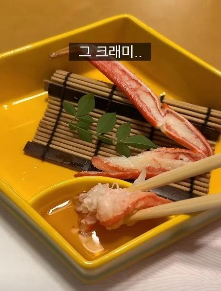 오사카 대게전문점에서 먹은 게살 맛..