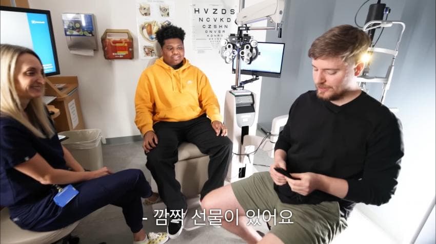 시각장애인 천명 수술시켜 준 미스터 비스트ㄷㄷ