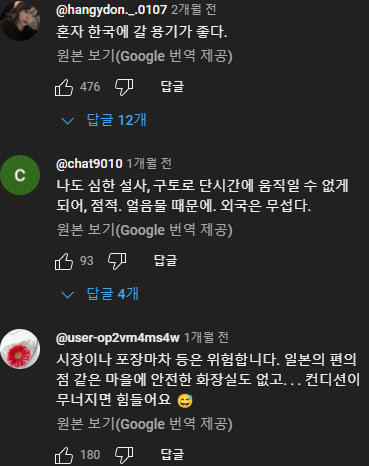 한국 여행 와서 지옥을 봤다는 일본인 유튜버