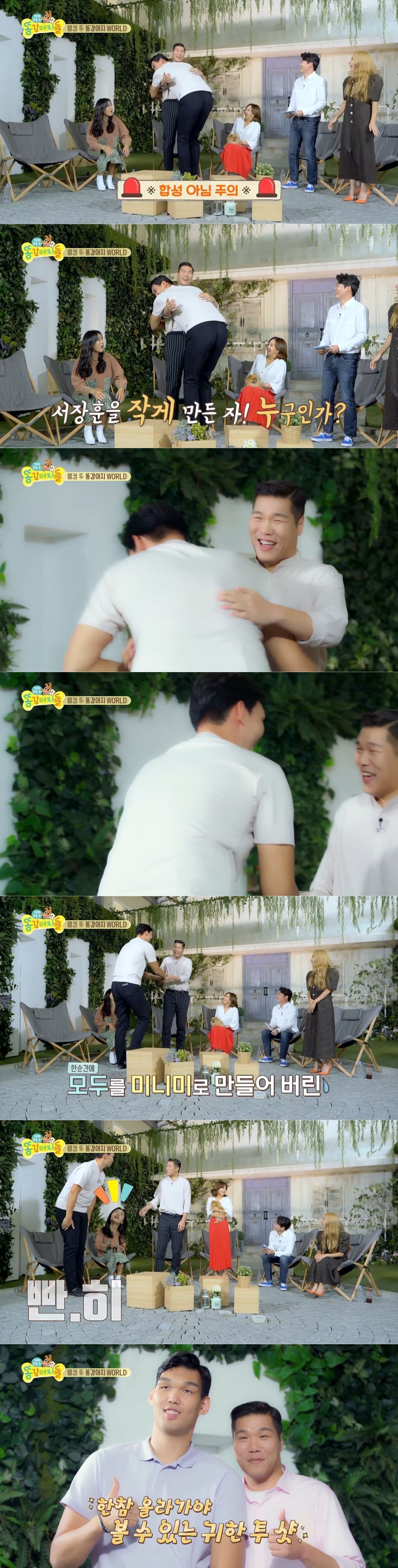 서장훈 키에 놀라는 190 전후 연예인들