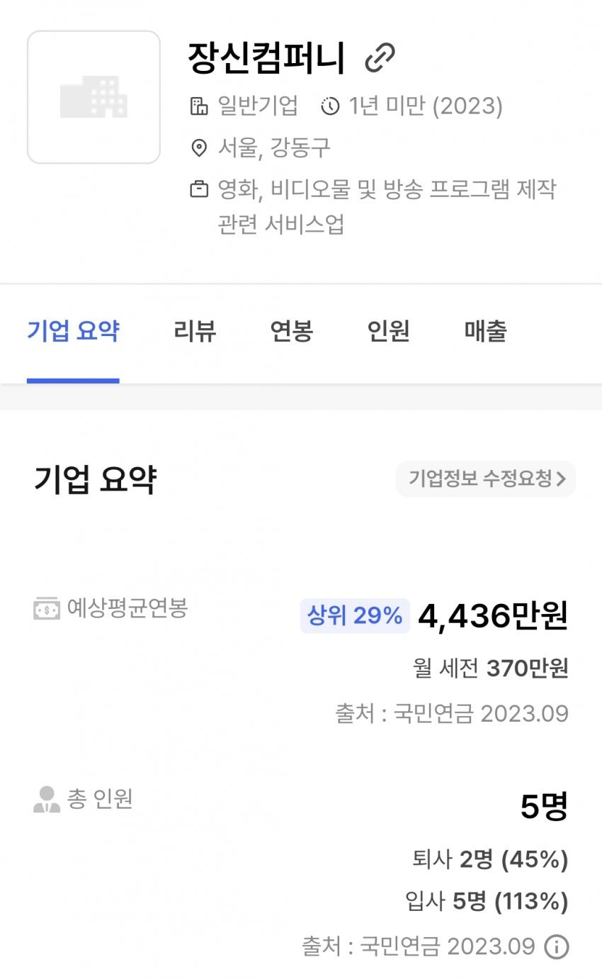 장사의신 직원연봉 클라쓰