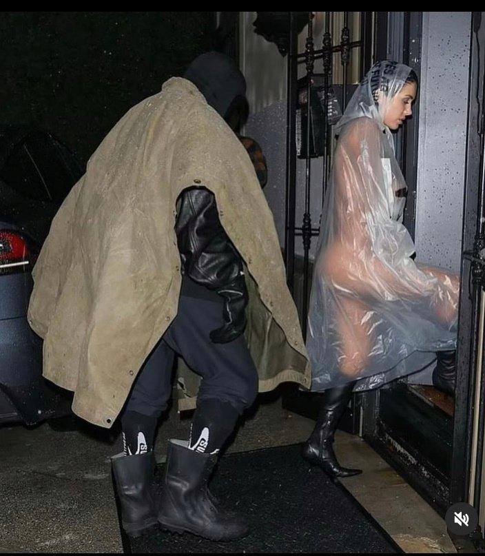 어제 출몰한 칸예 웨스트와 와이프 패션수준