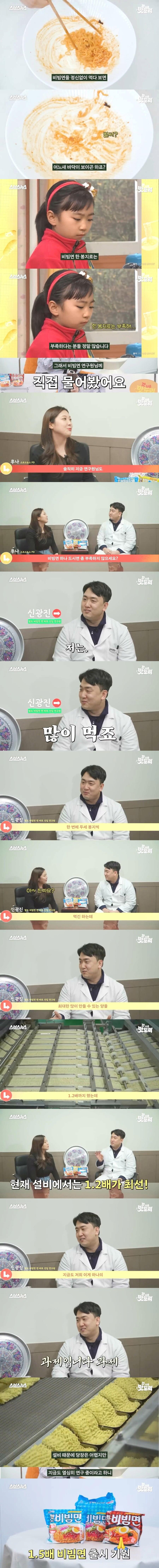 팔도 비빔면 1.5배가 안 나오는 이유