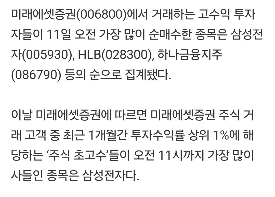 [속보] 삼성전자 신저가에 상위 1% 풀매수 ㄷㄷㄷㄷㄷㄷㄷ