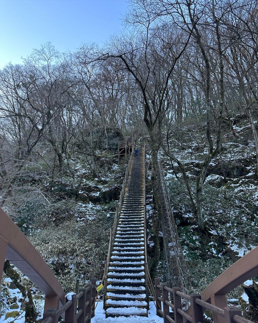 전은비 한라산 정상