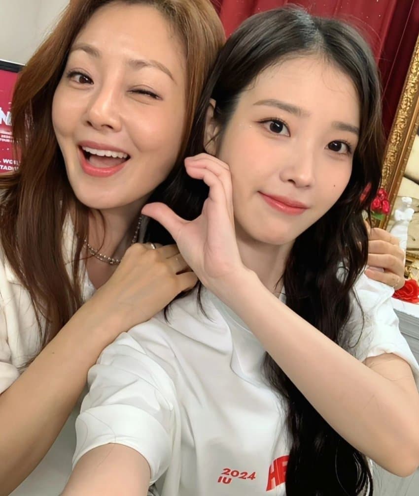 스압) 엊그제 아이유 콘서트 갔던 연예인들