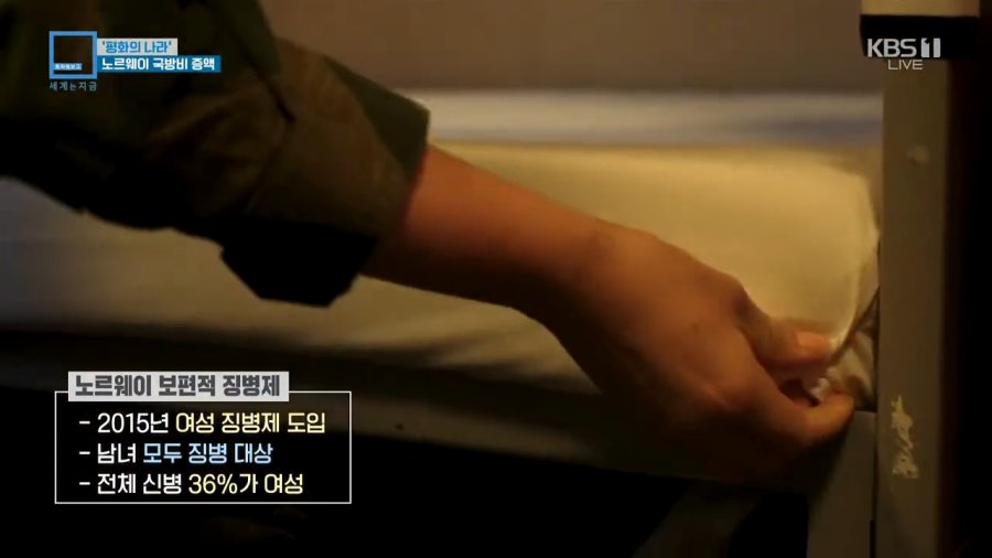 노르웨이 남녀 혼숙 생활관 ㄷㄷ