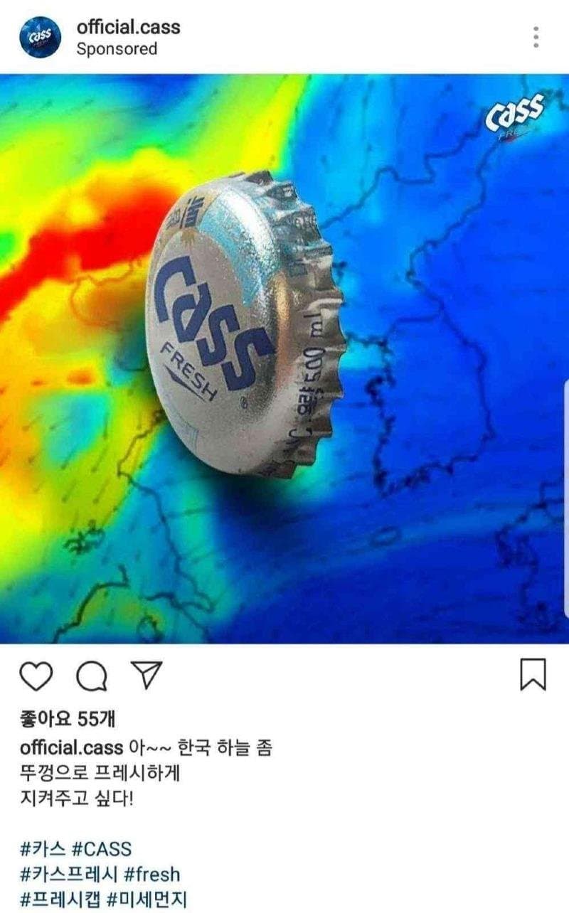 내수 몰빵 맥주회사의 위엄