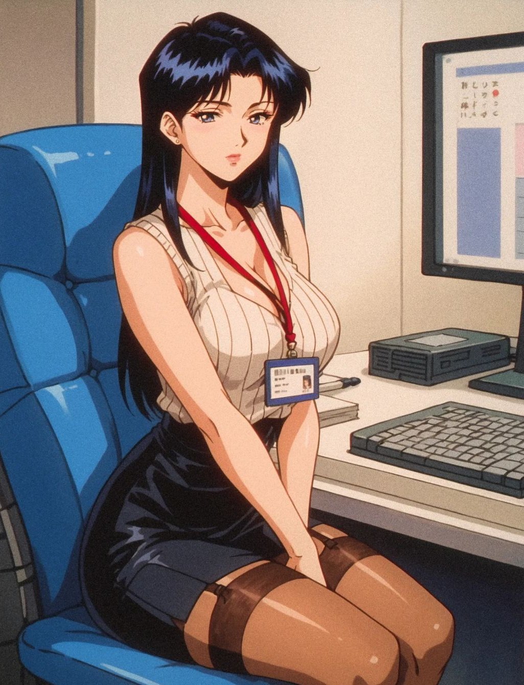 ㅇㅎ) 90년대 작화로 만든 Ai 그림