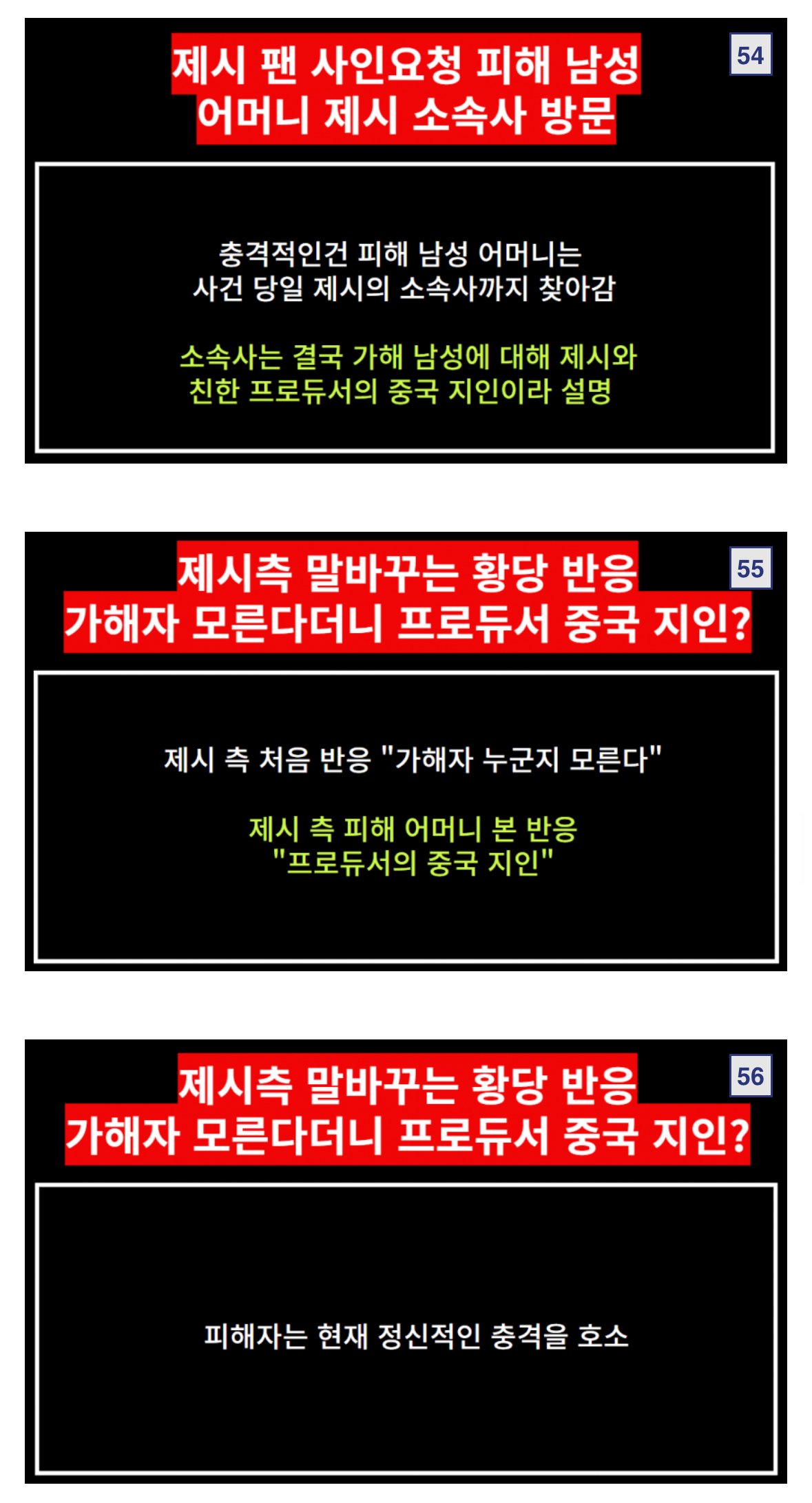 가수 제시에게 사진 요청했다가 폭행당한 팬, 사건 총정리
