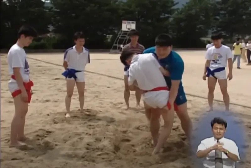 강호동 학교 통 등교장면의 진실