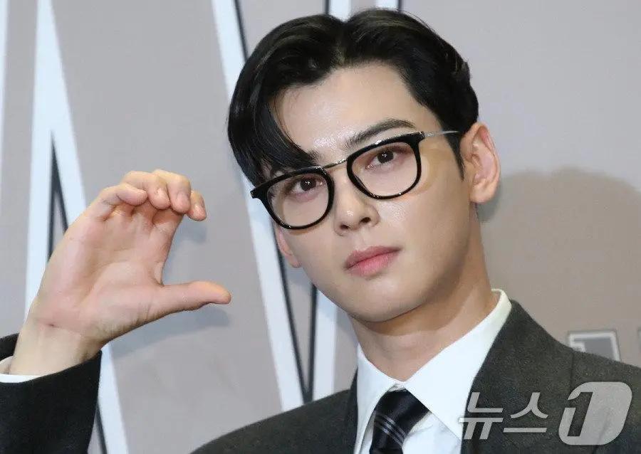 오늘자 미친거같은 유방암 자선행사 차은우