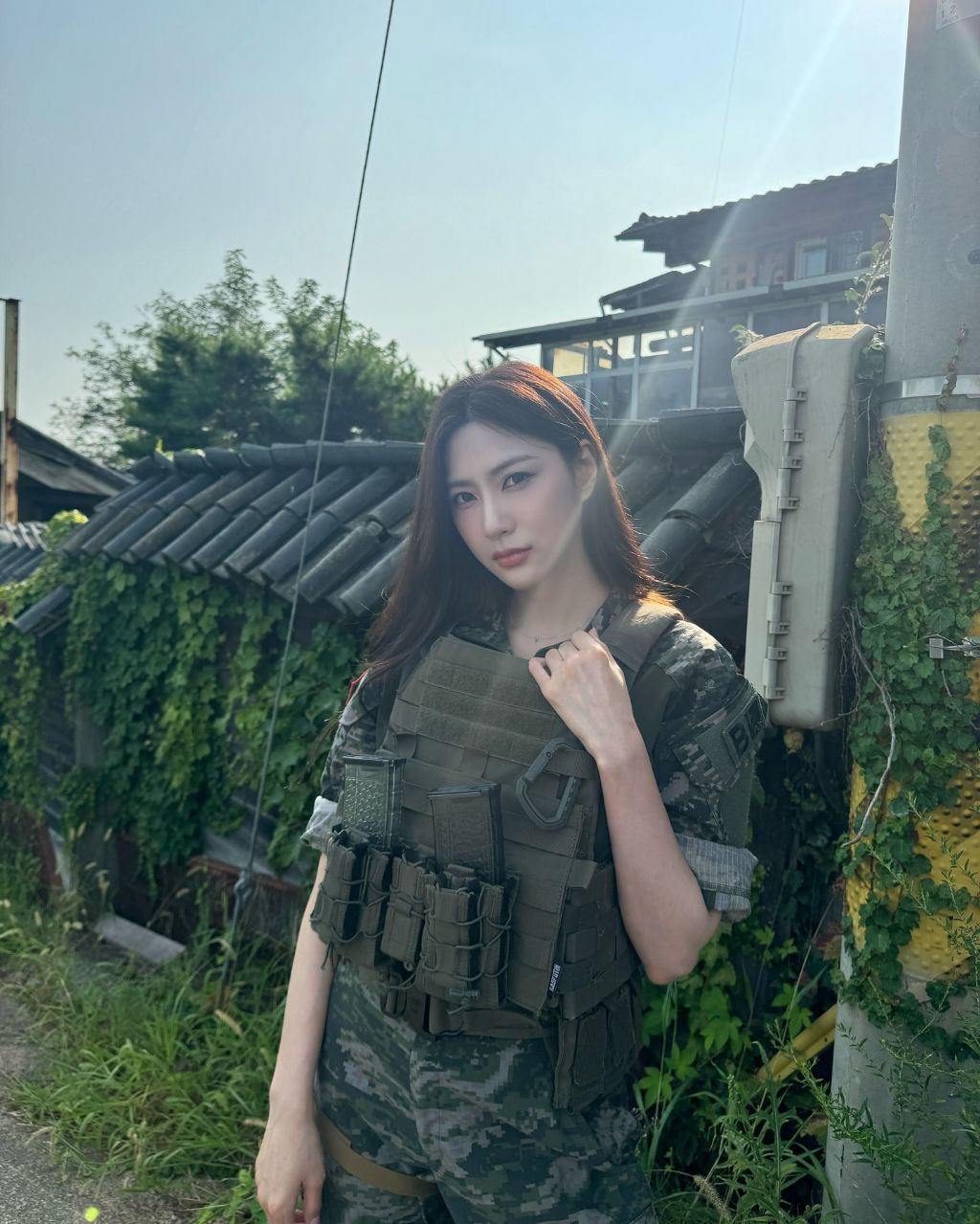 군복 입은 에이핑크 오하영 잘생긴 미모