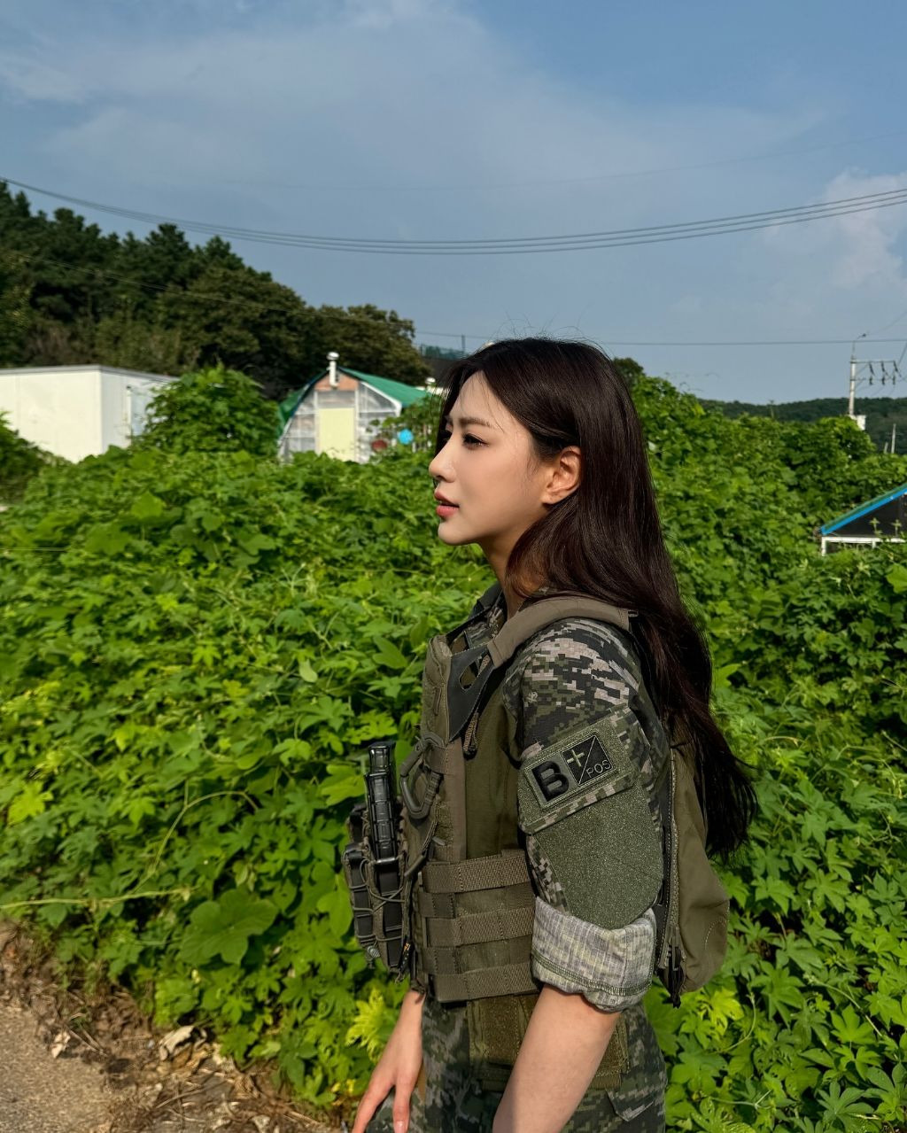 군복 입은 에이핑크 오하영 잘생긴 미모