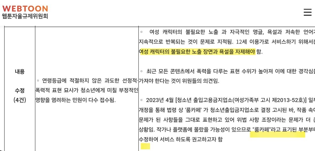 네이버 웹툰 '퐁퐁남' 논란에 방심위 참전 ㅋㅋ 검열 들어간다