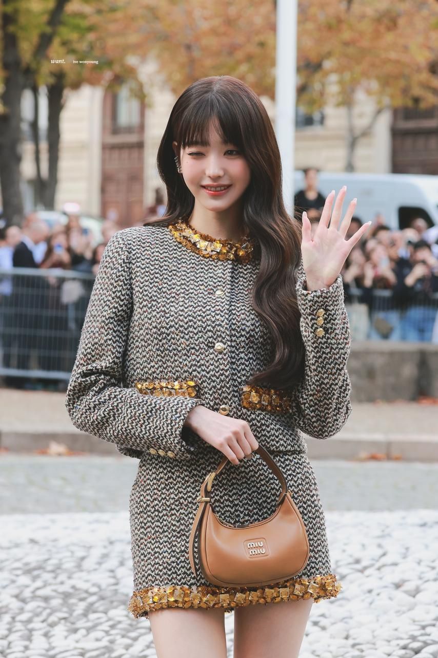 아이브 장원영 미우미우