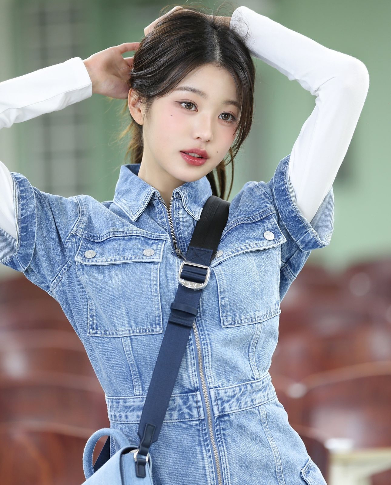 장원영 청패션