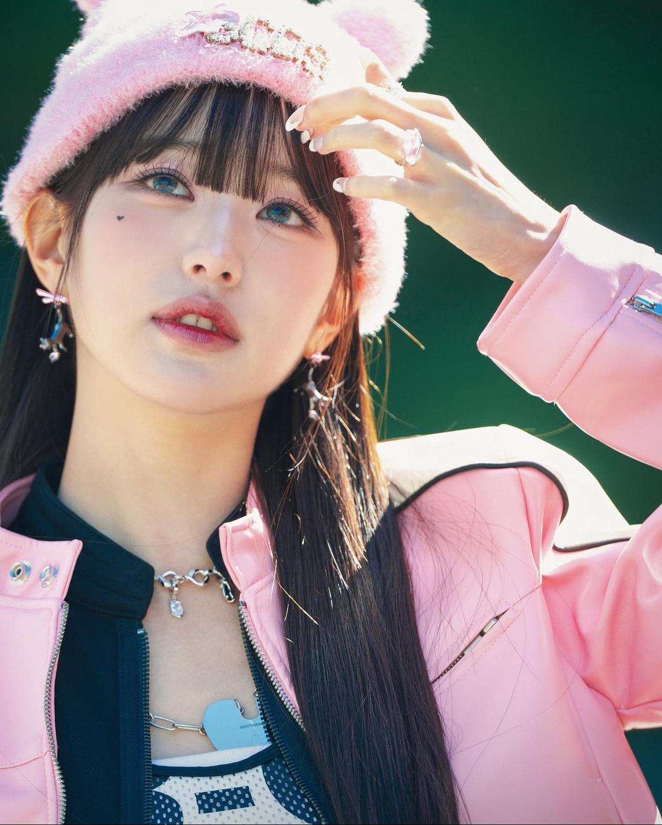 핑크 원영 근접샷
