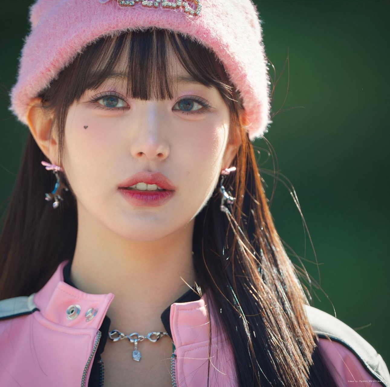 핑크 원영 근접샷