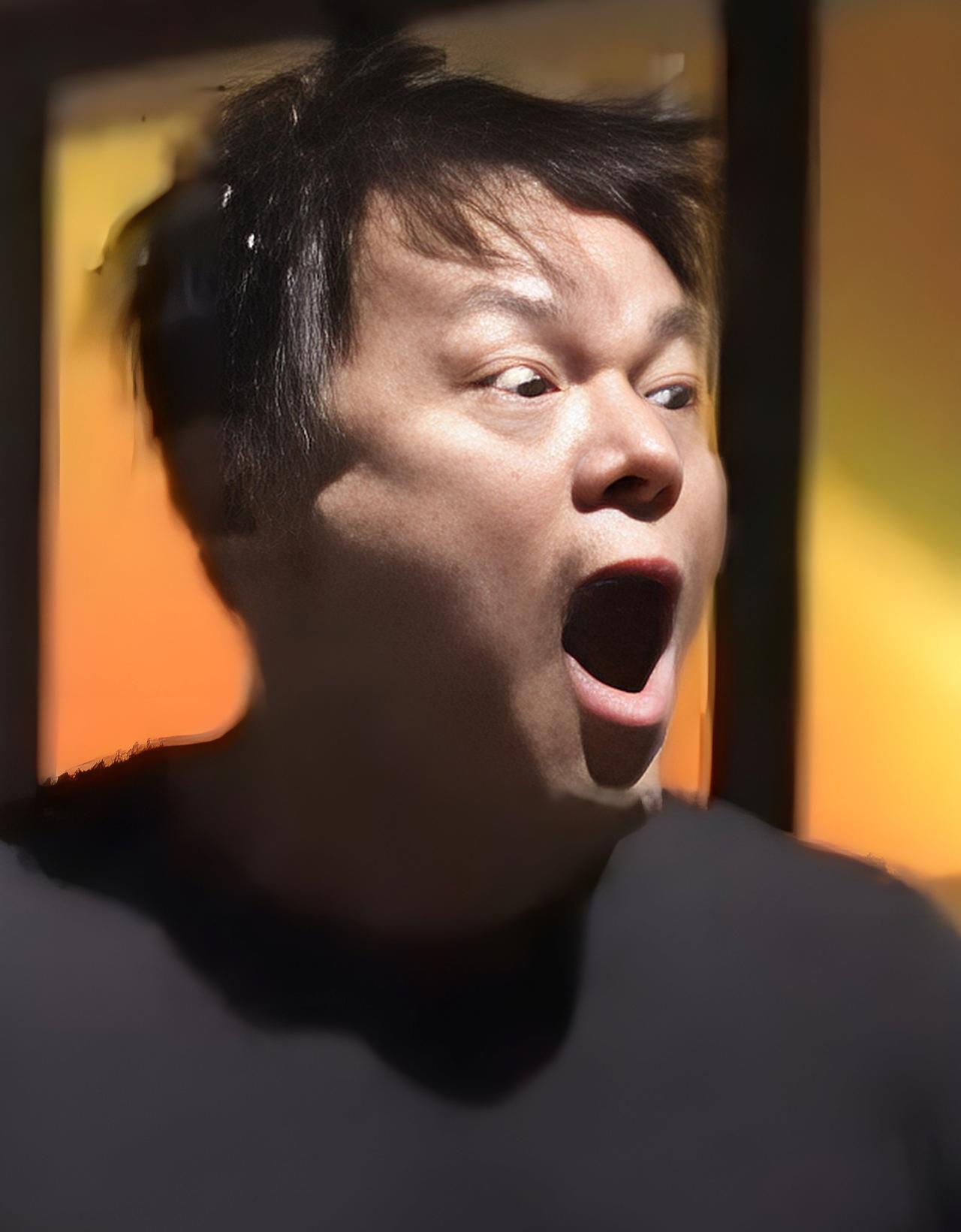 충격받은 JYP 표정.