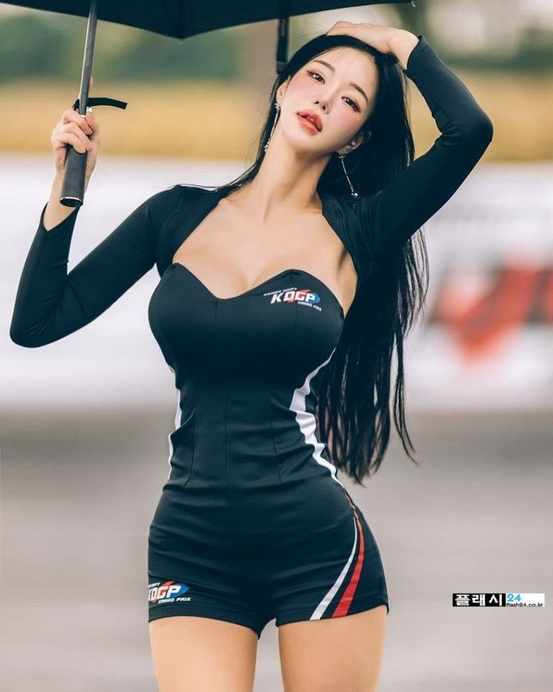 더커진 공대녀 레이싱모델 민한나