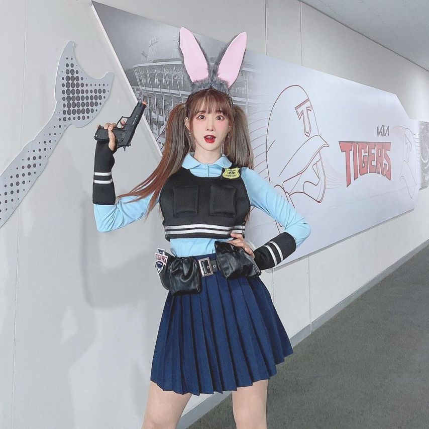 치어리더 김한나