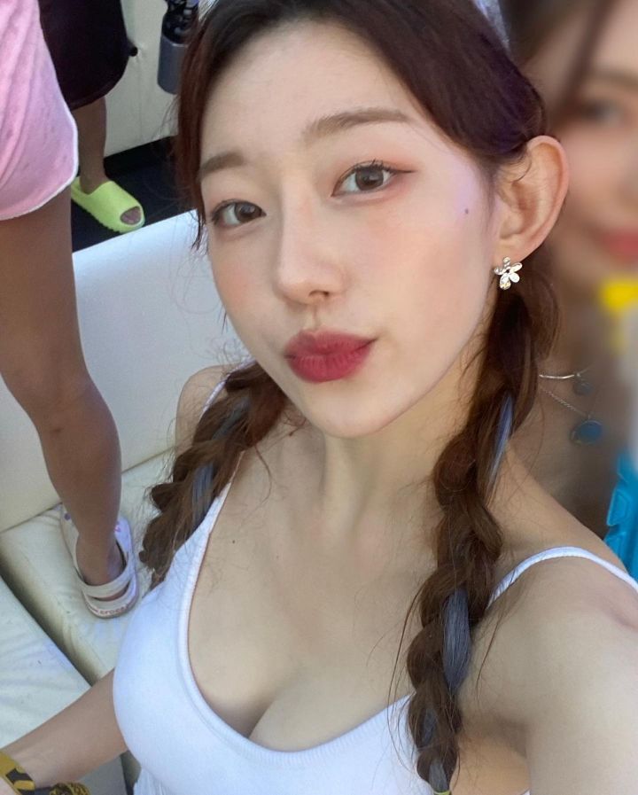 치어리더 이지원 셀카