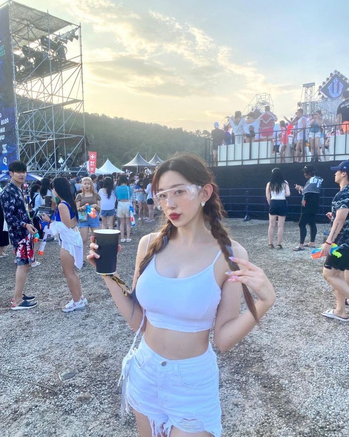 치어리더 이지원 셀카