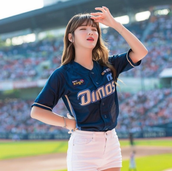 치어리더 정유민