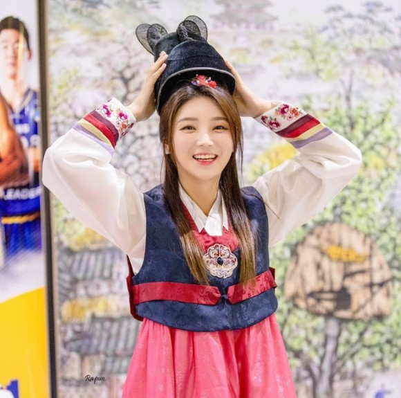 치어리더 정유민