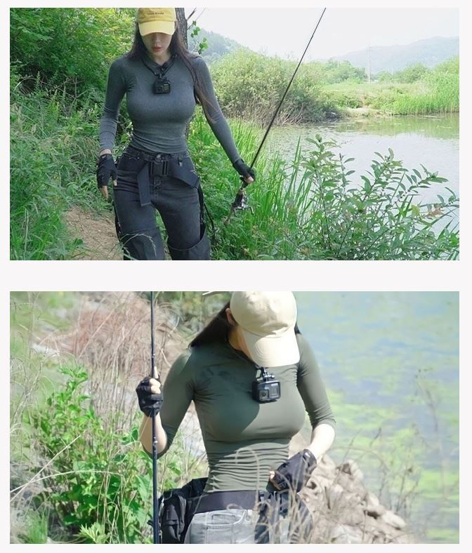 낚시 유투버 몸매 끝판왕 앵쩡