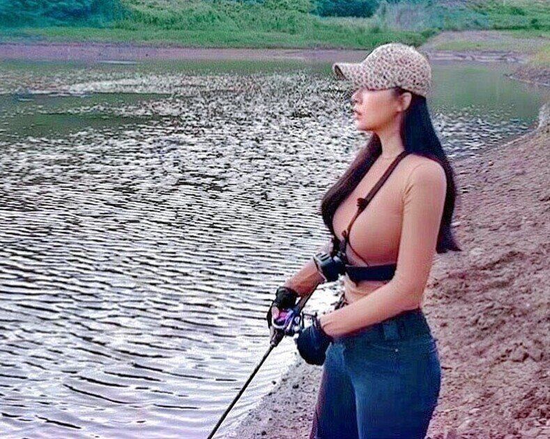 낚시 유투버 몸매 끝판왕 앵쩡