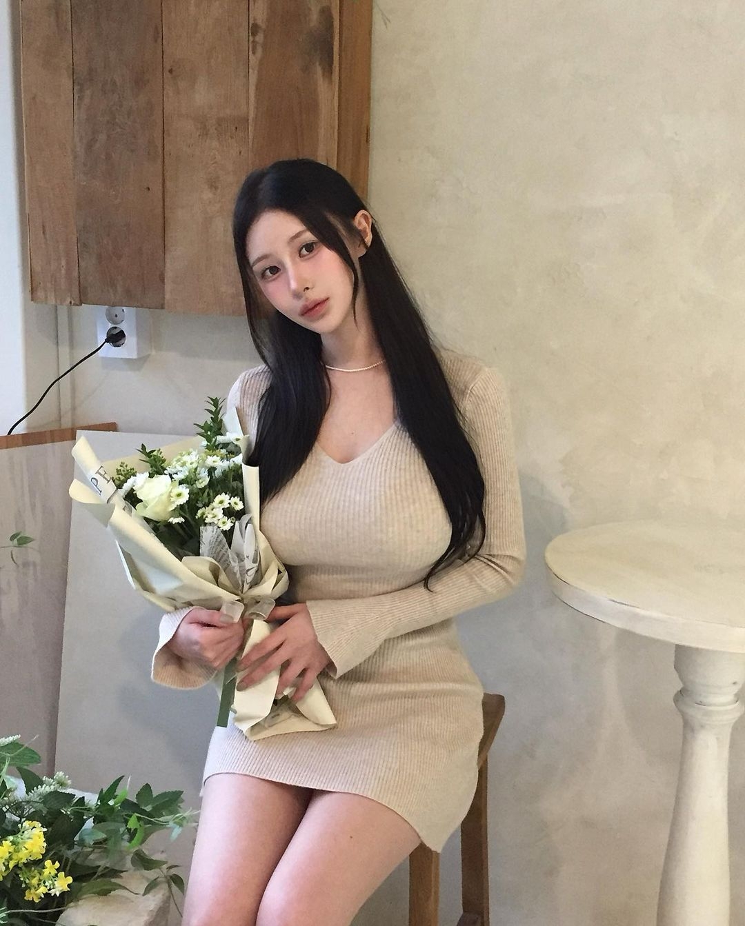 한껏 꾸민 지원이