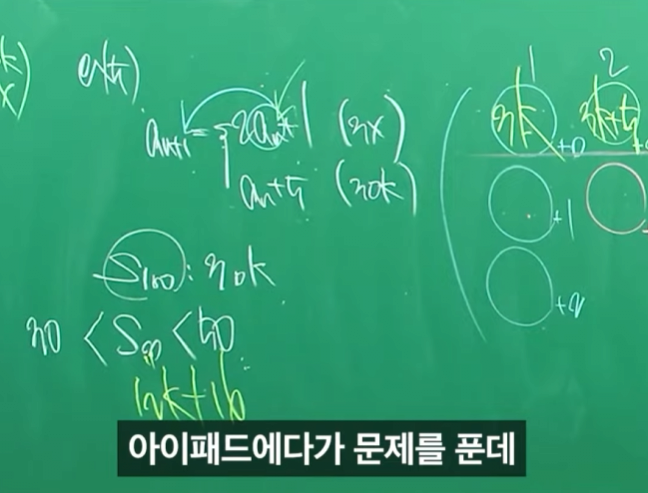 아이패드로만 문제를 잘 푸는 학생 ㄷㄷ