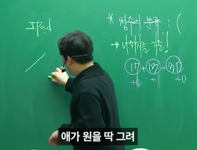 아이패드로만 문제를 잘 푸는 학생 ㄷㄷ