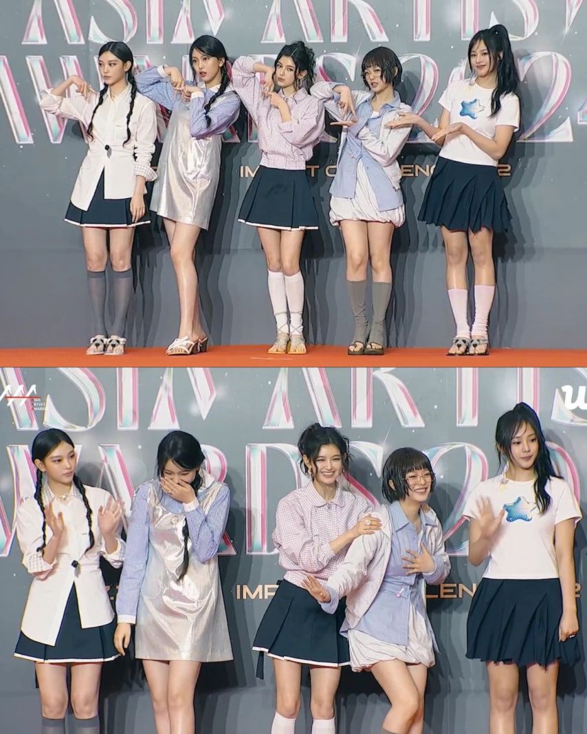 뉴진스 AAA 2024 레드카펫