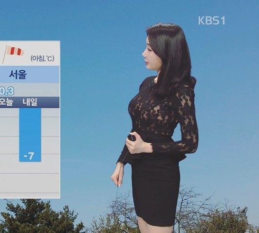 전 글래머 기상 캐스터 신예지 비키니 몸매