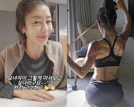 쥬얼리 이지현 근육 모음 ㄷㄷ