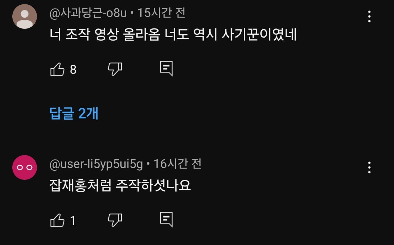 메이플 유튜버 잡재홍 주작 논란에 불똥 튄 어느 유튜버