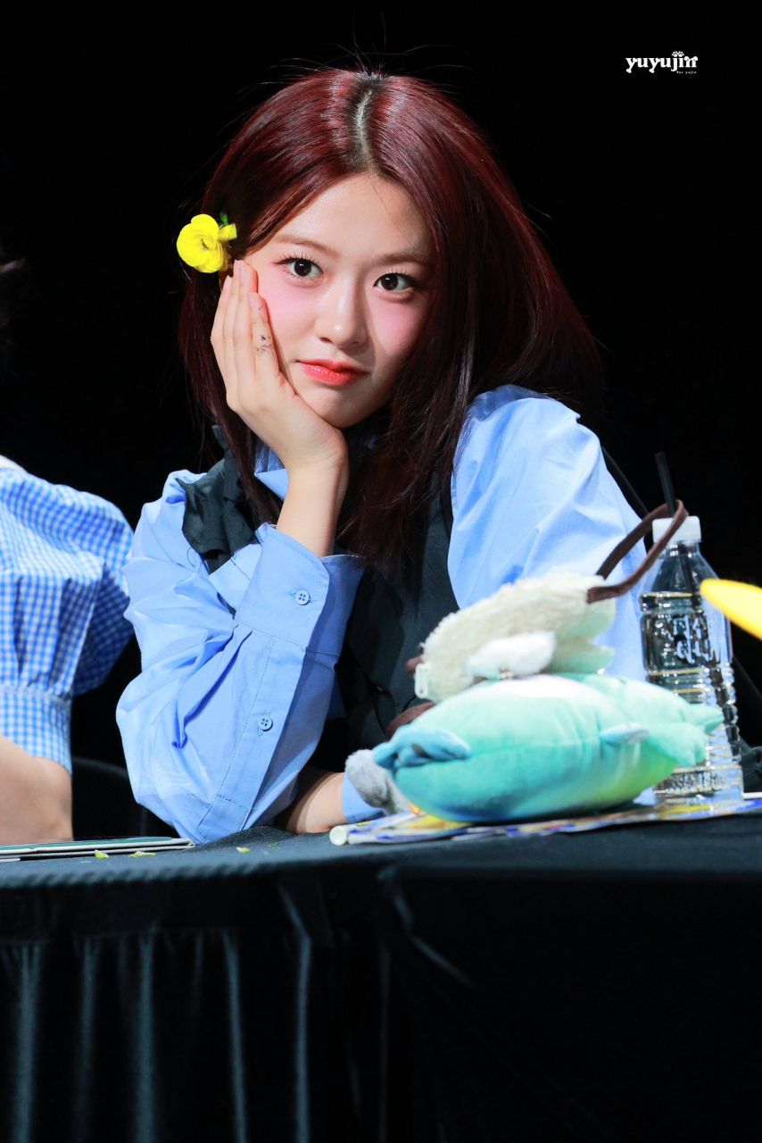 오늘자 애플뮤직팬싸 아이브 안유진