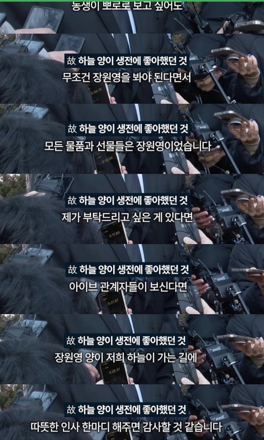 대전 김 양 아버지 인터뷰보고 빈소에 근조화환 보낸 아이브