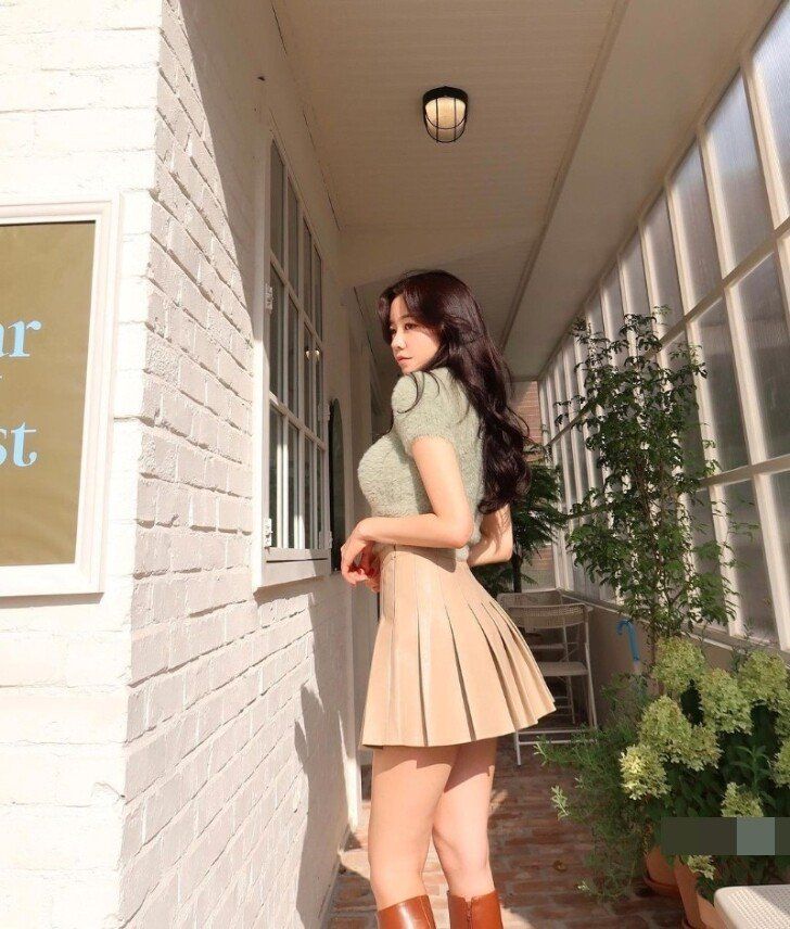 백바지 청바지 전문 피팅모델 유하