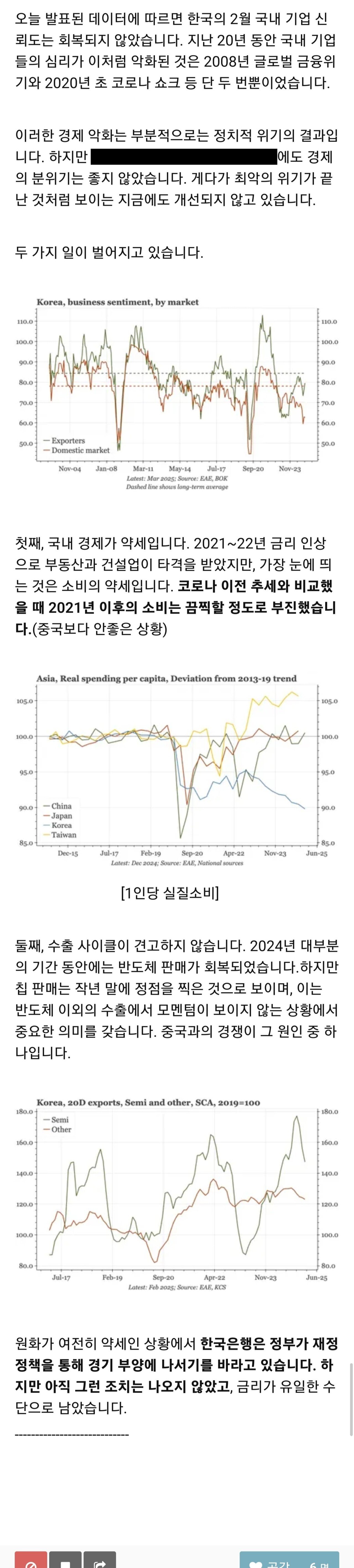 현재 심각한 대한민국 내수경제 근황...