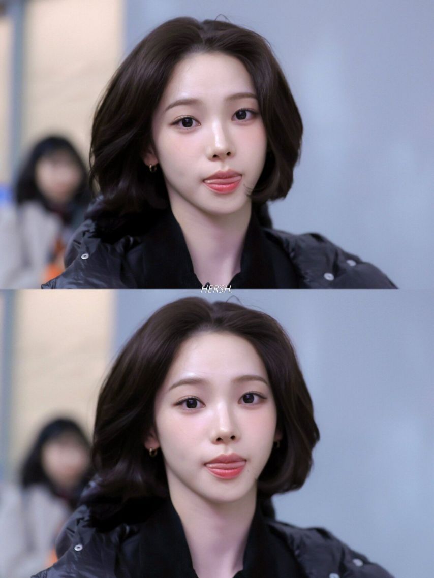 단발 카리나 vs 장발 카리나
