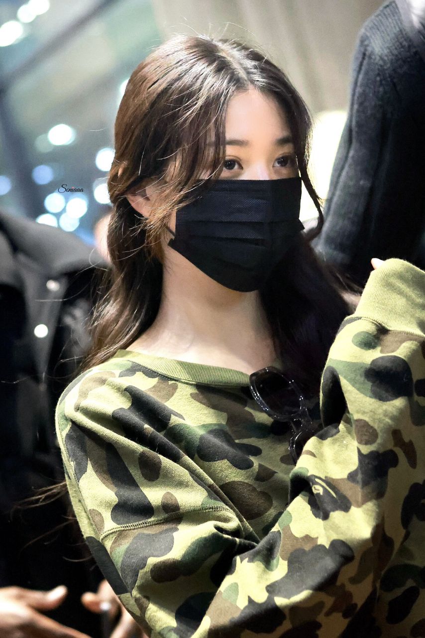 [아이브] 파리의 연인 카모패턴 밀리터리  장원영