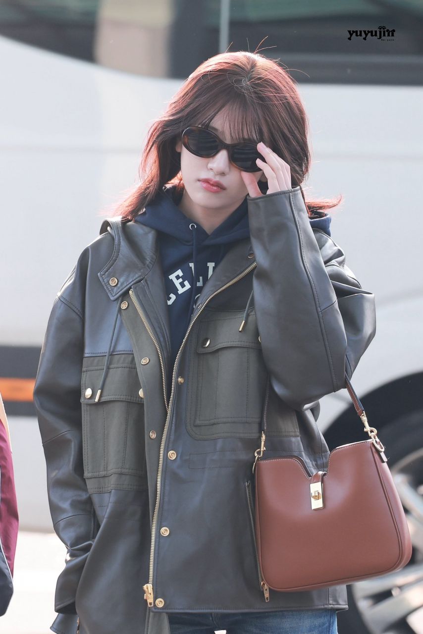 250320 상하이로 출국하는 아이브 안유진