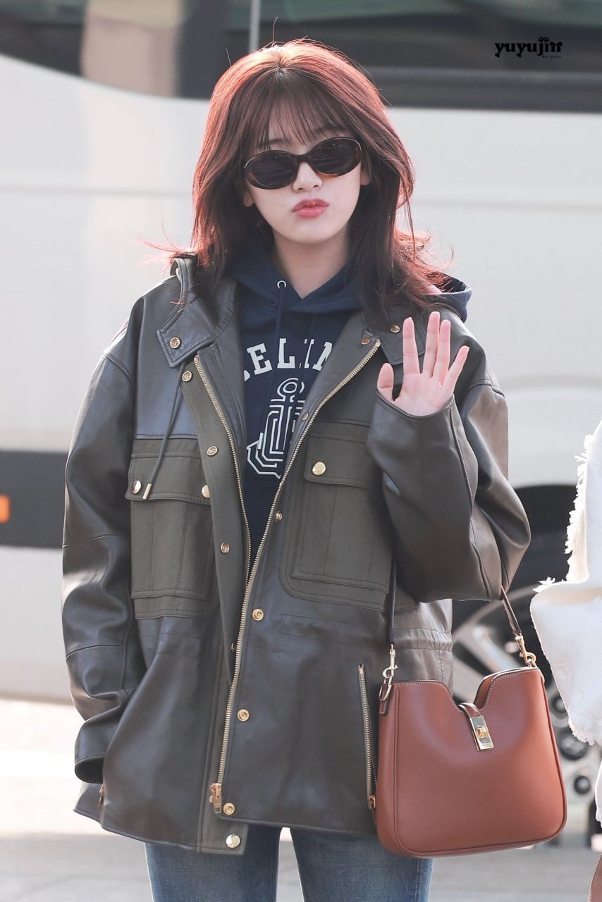 250320 상하이로 출국하는 아이브 안유진