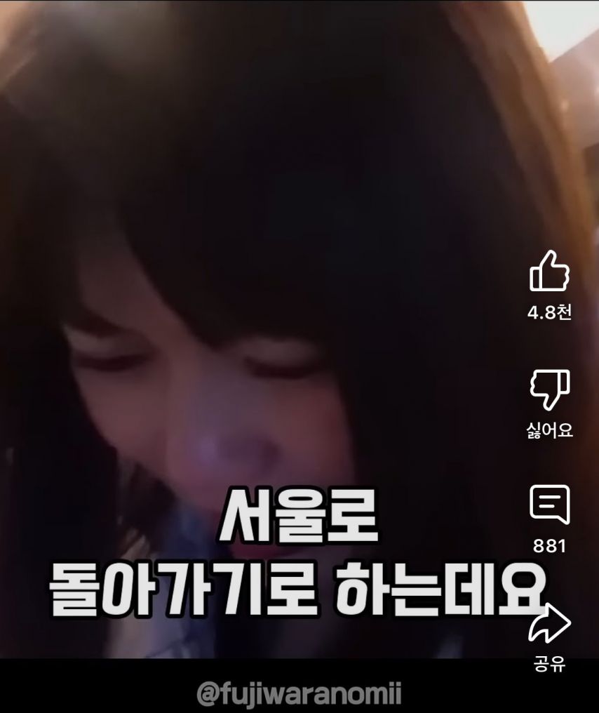 속초여행 갔다가 호텔 캔슬 당하고 오열한 일본인 유튜버